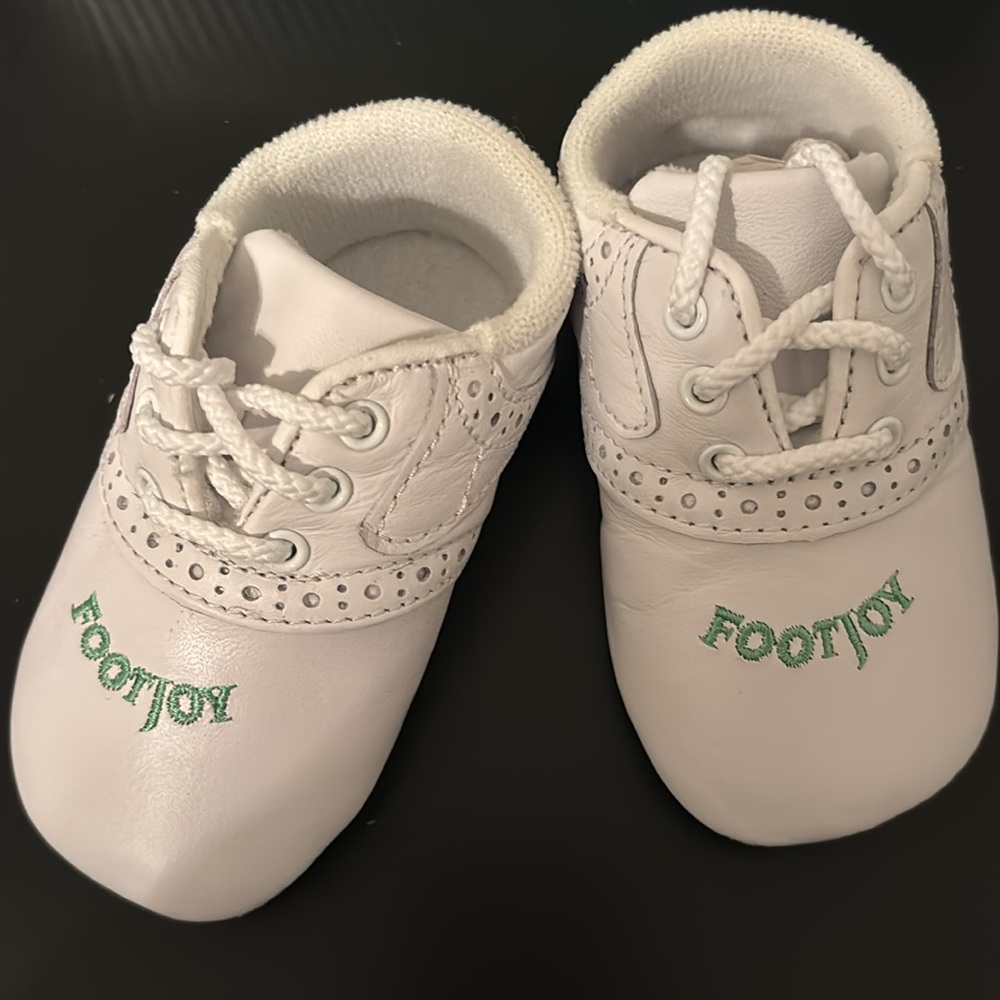 Footjoy FirstJoys Baby . Shoes/ Withe Saddle.New in Box .